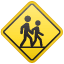 Señal de atención niños U+1F6B8 Señal de atención niños U+1F6B8