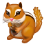 Squirrel emoji U + 1F43F