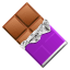 Tableta de chocolate U+1F36B Tableta de chocolate U+1F36B