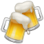 Emoji jarras de cerveza U+1F37B Emoji jarras de cerveza U+1F37B
