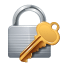 Emoji de un candado con una llave U+1F510