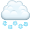 Emoji nevada U+1F328 Emoji nevada U+1F328