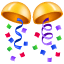 Bola de confeti WhatsApp U+1F38A Bola de confeti WhatsApp U+1F38A