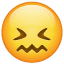 Emoji consternado WhatsApp U+1F616 Emoji consternado WhatsApp U+1F616