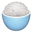 Emoij de arroz U+1F35A Emoij de arroz U+1F35A