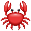 Crab emoji U + 1F980