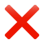 Emoji cruz roja U+274C Emoji cruz roja U+274C