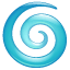 Emoji de una espiral U+1F300 Emoji de una espiral U+1F300