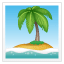 Emoji isla desierta U+1F3DD Emoji isla desierta U+1F3DD