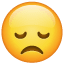 Emoticono decepcionado WhatsApp U+1F61E Emoticono decepcionado WhatsApp U+1F61E