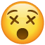 Emoticono con los ojos en cruz Whatsapp U+1F635 Emoticono con los ojos en cruz Whatsapp U+1F635