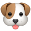 Emoji perro WhatsApp U+1F436 Emoji perro WhatsApp U+1F436