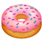 Emoji dónut U+1F369 Emoji dónut U+1F369