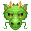 Dragon head emoji U + 1F432