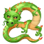 Emoji dragón U+1F409