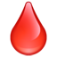 Smiley de sangre U+1FA78 Smiley de sangre U+1FA78