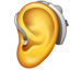 Emoji de audífono U+1F9BB Emoji de audífono U+1F9BB