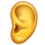 Emoji oreja U+1F442