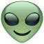 Emoticono de un alien ET U+1F47D Emoticono de un alien ET U+1F47D