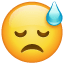 Emoticono con gotas de sudor U+1F613 Emoticono con gotas de sudor U+1F613