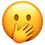 Emoji con la mano sobre la boca U+1FAE2 Emoji con la mano sobre la boca U+1FAE2