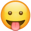Emoji travieso con la lengua fuera U+1F61B Emoji travieso con la lengua fuera U+1F61B