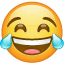 Emoticono que llora de risa U+1F602