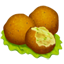 Smiley de falafel U+1F9C6 Smiley de falafel U+1F9C6