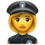 Mujer policía U+1F46E U+2640 Mujer policía U+1F46E U+2640