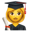 Chica estudiante U+1F469 U+1F393 Chica estudiante U+1F469 U+1F393