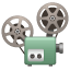 Smiley proyector U+1F4FD Smiley proyector U+1F4FD