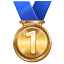 Medalla de oro U+1F947