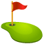 Hoyo de golf con bandera U+26F3 Hoyo de golf con bandera U+26F3