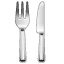 Tenedor y cuchillo Whatsapp U+1F374 Tenedor y cuchillo Whatsapp U+1F374
