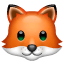 Fox emoji WhatsApp U + 1F98A