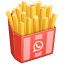 Smiley Patatas fritas U+1F35F Smiley Patatas fritas U+1F35F
