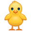 Chick emoji WhatsApp U + 1F425