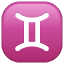Emoji Géminis U+264A Emoji Géminis U+264A