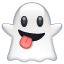 Emoji de un fantasma U+1F47B