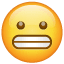 Emoticono que muestra los dientes U+1F62C Emoticono que muestra los dientes U+1F62C