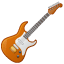 Emoji guitarra eléctrica U+1F3B8