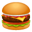 Emoji de hamburguesa U+1F354 Emoji de hamburguesa U+1F354