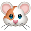 Emoji hámster U+1F439 Emoji hámster U+1F439