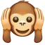 Monkey that covers the ears U + 1F649