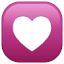 Corazón en un cuadrado U+1F49F Corazón en un cuadrado U+1F49F