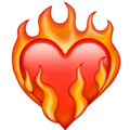 Smiley de corazón en llamas U+2764 U+FE0F U+1F525 Smiley de corazón en llamas U+2764 U+FE0F U+1F525