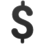 Emoji signo del dólar U+1F4B2