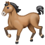 Emoji caballo U+1F40E Emoji caballo U+1F40E