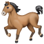 Horse emoji U + 1F40E