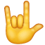 Gesto “Te quiero” WhatsApp U+1F91F Gesto “Te quiero” WhatsApp U+1F91F